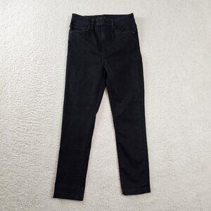 Joe's Jeans Women's Size 26 Ankle Matte Black Denim Dark‎ Wash